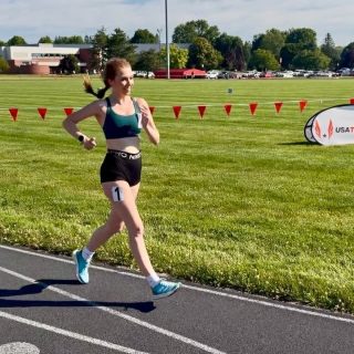 3000 Reasons To Smile
The morning of June 27 saw 3 of the Raleigh Walkers competing over 3000m in 2 separate meets. Avery Rudolph (W17-18) won the North Carolina Junior Olympic Championship overall in a time of 21:28.15. Annabelle Burnell (W13-14) was second overall and won her division in 23:23.06. Both times are team age group records and personal best performances.

Alexa Governor, competing at the Niagara Championship in NY, won the 3000m in 14:47.81. Her time is a new team overall record for the distance, breaking the one she set earlier this year of 15:30.60 during the Alan Connie Invitational in Myrtle Beach.