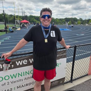 Pryor & Clemmons Win At SE Masters
Richmond, VA saw the combined excellence of Keith Pryor and Patricia Clemmons at the Southeast Masters Championship. Pryor (M50-54) won the 5000m Race Walk overall in 35:28.08. Patricia (W65-69) was 2nd overall, winning her age group in 39:36.07 to set a new team record by 13 seconds.

Patricia continued her day by taking medals in the Long Jump (2.01m – 2nd), Triple Jump (5.93m – 1st), and High Jump (0.95m – 1st). The TJ performance is another team record.

Team scoring ended with the Men in 22nd place (10 pts) and Women in 11th place (38 pts).