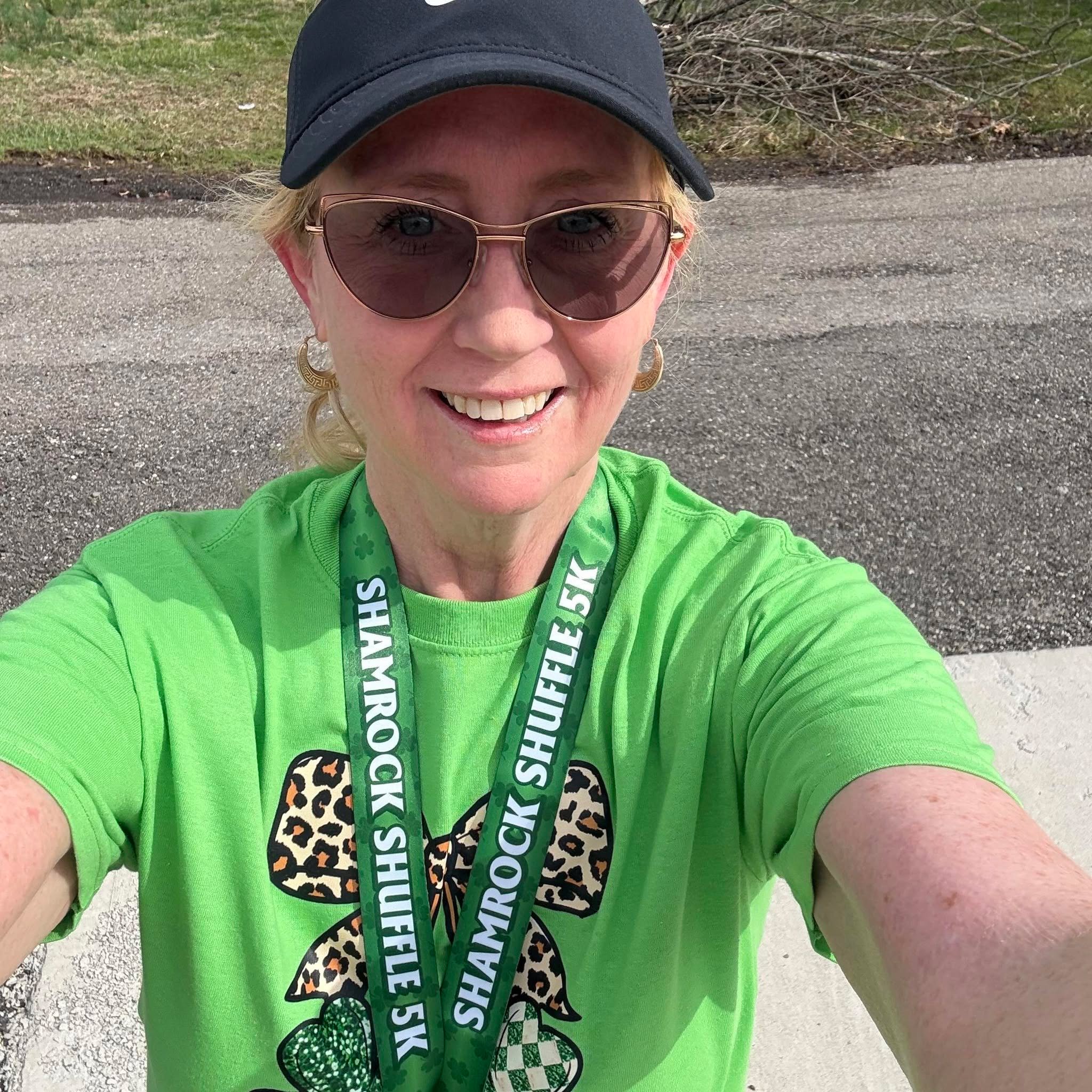 Yet Another Roster Addition
Yes, we’re serious when we advertise that membership is open 24/7/365 to interested athletes anywhere. The latest addition that we’re lucky to have in Valerie Clouse of Cambridge, OH. Valerie has bests of 12:55.14 for the Mile and 39:05 for 5 km and is looking to improve those times and continuing to enjoy competing in races with a goal of making the podium at Nationals in the future!