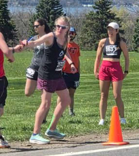 Armstrong Strides Around Seneca Lake
Cher Armstrong competed as a member of The Seneca Sippers in the Seneca 7 relay race of 77.7’ish miles around Seneca Lake in upstate New York. Each competitor completes 3 legs of the relay at different points on the course. The Seneca Sippers finished 82nd in a time of 10:49:47, for an 8:20/mile pace. They also placed 51st in Mixed Gender team category. 310 teams completed the event.
