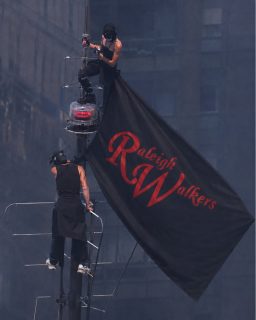 The real reason they climbed the Empire State Building was to give us respect and hang our flag.
GO RALEIGH WALKERS!