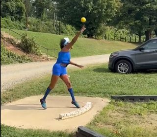 Hanes Throws Meet Nets 4 Records
On August 29th, Patricia Clemmons competed in the Hanes Throws Meet in Winston-Salem, NC, where she once again was a top performer and set 4 team records in the W65-69 division. Event results, (R) indicates team record.

Shot Put – 7.66m, Discus – 20.94m, Hammer – 22.62m (R), Javelin – 18.73m, Weight – 10.86m (R), Super Weight – 6.47m (R), Throws Pentathlon 2855 pts (R)