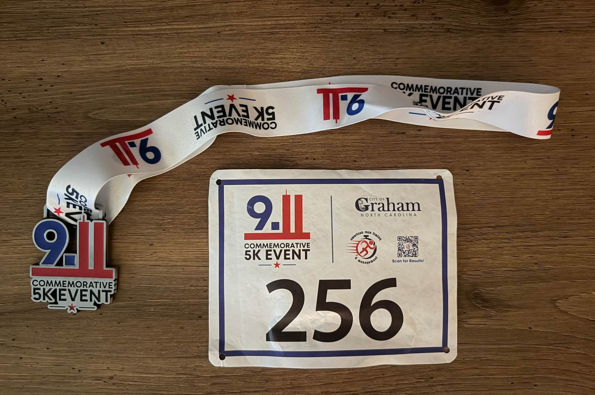 Holtry Drops 5km Record 30 Seconds
Matt Holtry finished 2nd overall and 1st master in 21:16 at the Graham 9-11 Commemorative 5 km run. His previous best in the M45-49 division was 21:46.